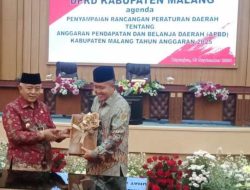 DPRD Kabupaten Malang Gelar Rapat Paripurna Dengan Agenda Penyampaian RANPERDA APBD TA 2025
