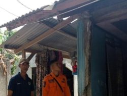 Kerusakan Rumah Milik Warga Desa Loji Jebol Akibat Gempa Di Sukabumi