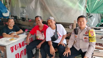 Bhabinkamtibmas Kelurahan Kebon Kosong Melaksanakan Kegiatan Sambang dan Patroli Dialogis