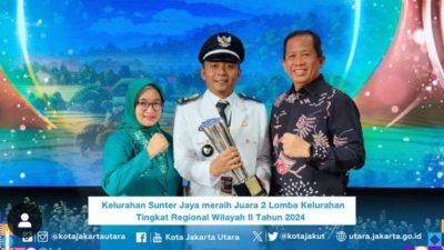 Sunter Jaya kembali juara Dua Lomba Kelurahan tingkat Nasional