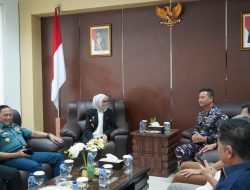 Danlanal Dumai Terima Kunjungan Debidjiantrat Lemhanas RI