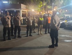 Kasubnit Patroli Menteng Pimpin Persiapan Patroli 3 Pilar Antisipasi Gangguan Kamtibmas