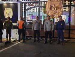 Patroli 3 Pilar Polsek Metro Menteng Kontrol Kantor KPU RI