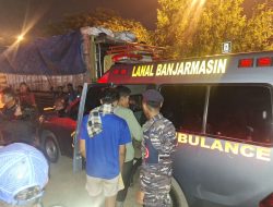 Lanal Banjarmasin Evakuasi ABK KM. Sabar Subur Yang Tenggelam di Perairan Karimun Jawa
