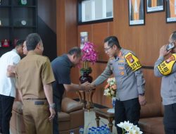 Silaturahmi Kapolres Metro Jakarta Utara ke Pengadilan Negeri Jakut