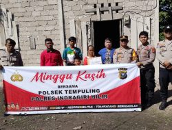 Minggu Kasih: AKP Osben Samosir Didampingi Bhayangkari Tetap Semangat dan Rutin Berikan Bantuan Sembako