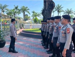Hari Sabtu Apel Pengamanan Dan Antisipasi Unjuk Rasa Di Gedung DPR RI