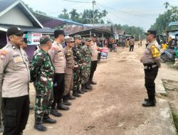 Pastikan Kampanye Aman Kondusif Polsek Tempuling sinergi dan Konsisten Bersama TNI, Satpol PP, serta Panwascam Jaga Kamtibmas