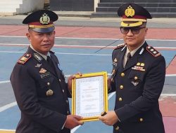 Di Hari Sumpah Pemuda Kapolres Inhil Beri Penghargaan kepada Personel Berprestasi