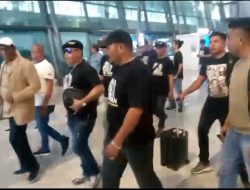 Ketum Maluku Utara Bersatu ( MUB ),  O.H. Sero Sambut Kedatangan Calon Wakil Bupati Halmahera Utara Dr. Kasman Hi Ahmad, M.Pd. di Bandara Soetta