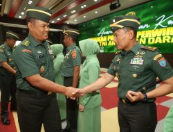 Wakasad Terima Laporan Korps Kenaikan Pangkat 12 Pati TNI AD