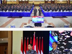 Komandan Lanal Bengkulu Hadiri Apel Komandan Satuan TNI AL 2024