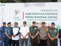 Komandan Lanal Bandung Hadiri Peringatan Hari Kesetiakawanan Sosial Nasional Tingkat Kota Bandung Tahun 2024