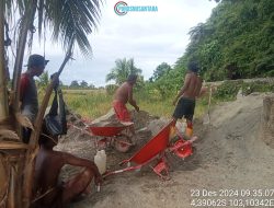 PEMBORONG DI DUGA MENGGUNAKAN MATERIAL BERASAL DARI LOKASI PROYEK REHABILITASI AIR BENGKENANG DESA SUKARAMI BENGKULU SELATAN, INI FAKTANYA