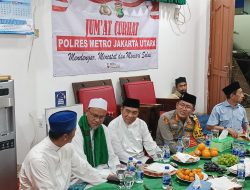 Kapolres Metro Jakarta Utara Imam Sholat Jumat, Ribuan Jamaah Padati Masjid Al Musyawarah Kelapa Gading