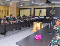 Pastikan Selama Libur Panjang Tidak Terjadi Pelanggaran Personel, Wadan Lantamal I Pimpin Rapat Staf