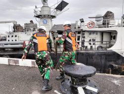 Komandan Lanal Dumai Lepas Keberangkatan KRI Sultan Thaha Syaifuddin-376 di Dermaga TNI AL Bangsal Aceh