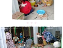 Warga Kelurahan Marunda RT/09/RW/04 Adakan Makan Siang Gratis