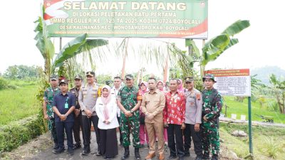 Dandim Boyolali Ungkap Kenapa Desa Kalinanas Jadi Target TMMD Kali Ini