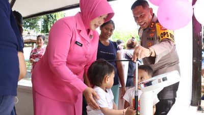 Kapolres Gianyar Kunjungi Posyandu Bhayangkari Gianyar
