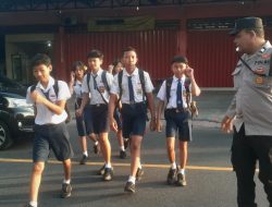 Pengaturan di Pagi Hari, Polres Gianyar Siap Jaga Keamanan dan Keselamatan Pengguna Jalan