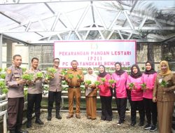Polres Bengkalis Luncurkan Penguatan Program Pekarangan Pangan Lestari