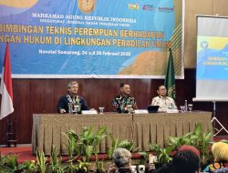 Kali Pertama Ditjen Badilum Gelar Bimtek Perempuan Berhadapan Dengan Hukum dengan Blended Learning (BLC* )