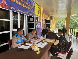 Polres Kuansing Laksanakan Verifikasi Rekrutmen Calon Anggota Polri Akpol, Bintara, dan Tamtama T.A. 2025