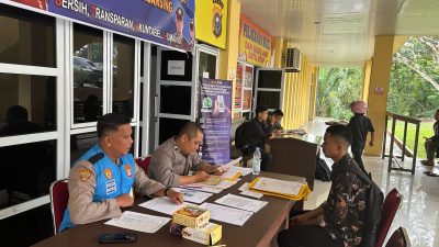 Polres Kuansing Laksanakan Verifikasi Rekrutmen Calon Anggota Polri Akpol, Bintara, dan Tamtama T.A. 2025