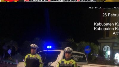 Sat Lantas Polres Kuansing Patroli Dini Hari dan Subuh Antisipasi Daerah Rawan Laka Lantas, Balap Liar, dan C3