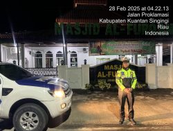 Satgas Gakkum Ops Keselamatan LK 2025 Patroli Dini Hari dan Subuh Antisipasi Gangguan Kamseltibcar Lantas Jelang Ramadan