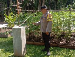 Ketahanan Pangan, Polsek Blahbatuh Motivasi Pemanfaatan Lahan Pekarangan Untuk Tanaman Hortikultura