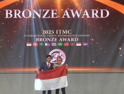 Bendera Indonesia Berkibar pada Ajang International Talent Mathematics (ITMC) 2025 di Bangkok 