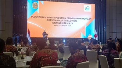 Ketua MA Luncurkan Buku Panduan Penyelesaian Sengketa Hak Cipta