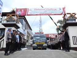 Berduka!!! Polres Inhil Lepas Almarhum Iptu Fauzan