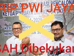 Tok !!!, PWI Jaya Sah Dibekukan Gugatan Theo Ditolak