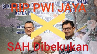 Tok !!!, PWI Jaya Sah Dibekukan Gugatan Theo Ditolak