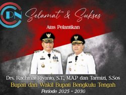 Penggiat UMKM Kabupaten Bengkulu Tengah Ucapkan Selamat atas pelantikan Rachmat – Tarmizi