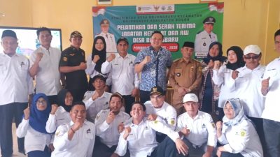 Pelantikan dan Serah Terima Jabatan Ketua RT dan RW Desa Bojongbaru