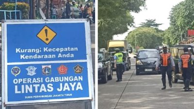 Dishub Jakarta Timur Gelar Razia Gabungan Lintas Jaya