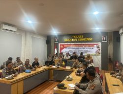 Polres Kuansing Laksanakan Rapat Koordinasi Internal Operasi Tertib Ramadhan LK-1446 H/2025 M
