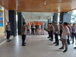Polres Kuansing Gelar Apel Kompi Siaga Ton II Untuk Antisipasi Kamtibmas