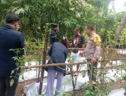Bhabinkamtibmas Bedulu Kolaborasi Dengan Mahasiswa KKN Mendukung Ketahanan Pangan