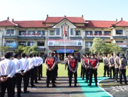 Kapolres Gianyar Pimpin Apel Gelar Pasukan Ops Cipkon Agung 2025