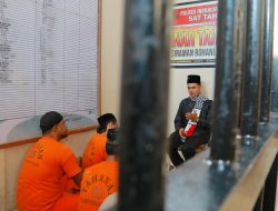 Polres Inhil Giat Siraman Rohani bagi Tahanan Selama Ramadhan