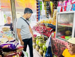 Polres Gianyar Laksanakan Monitoring Harga Sembako di Pasar Gianyar