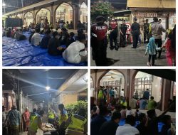 Polres Gianyar Amankan Sholat Tarawih di Masjid Nurul Yaqin Semebaung