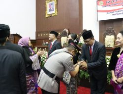 Kapolres Gianyar Hadiri Serah Terima Jabatan Bupati dan Wakil Bupati Gianyar 2025-2030