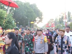 Kapolres Gianyar Hadiri “Temu Masyarakat” Di Alun-alun Gianyar