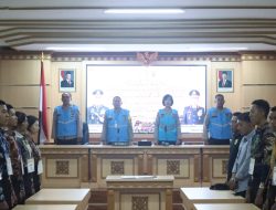 Kapolres Gianyar Ikuti Pembacaan Sumpah dan Penandatanganan Pakta Integritas Penerimaan Polri T.A. 2025